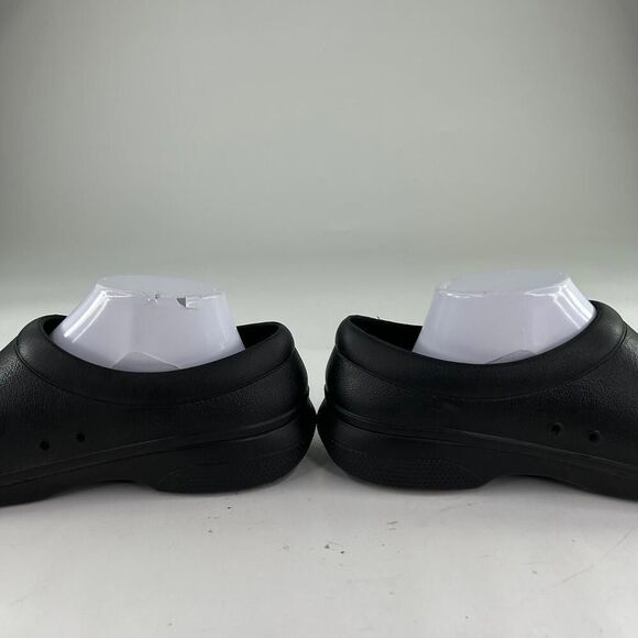 Crocs On The Clock Work Slip On  Shoes Black Comfort Clogs Mens Sz 11 M Non-Slip - Picture 8 of 11